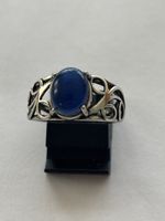 Silberring 925 mit blauem Stein, filigranes Design, Top!