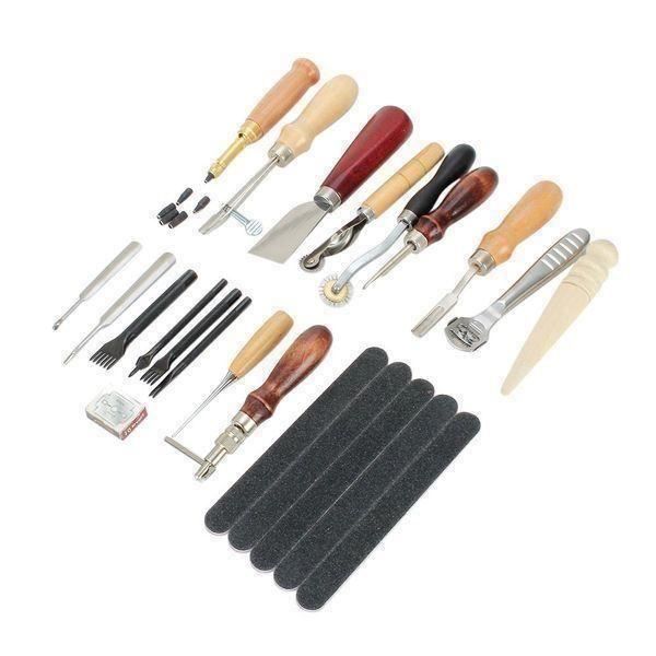 Tutti gli attrezzi: 18pcs Leder Werkzeug Handgemacht Tool – Nuovo (secondo la descrizione) da Thun venduto da keller001