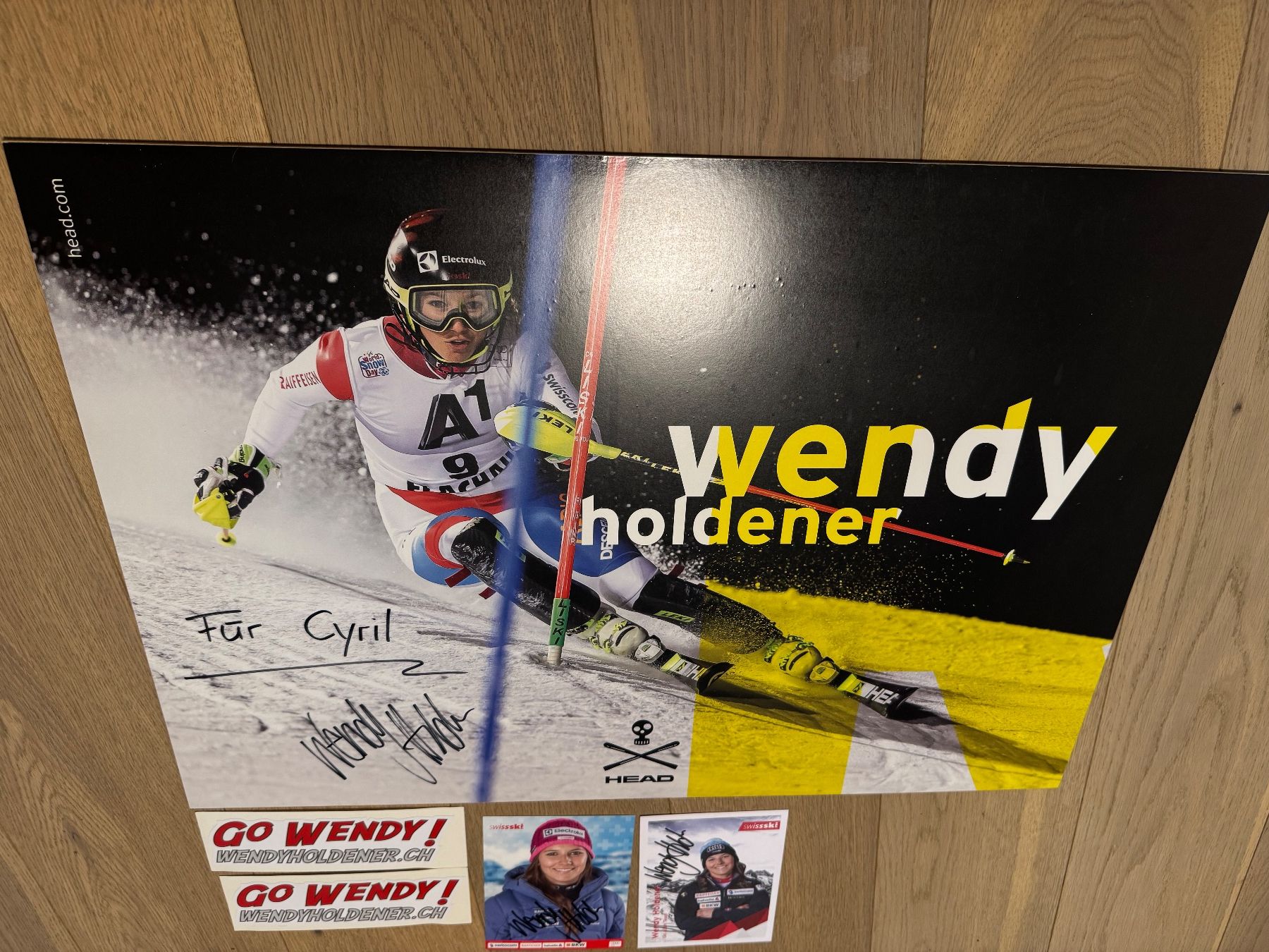 Autografi: Wendy Holdener Poster – Usato da Kestenholz venduto da cvx_889vv 2