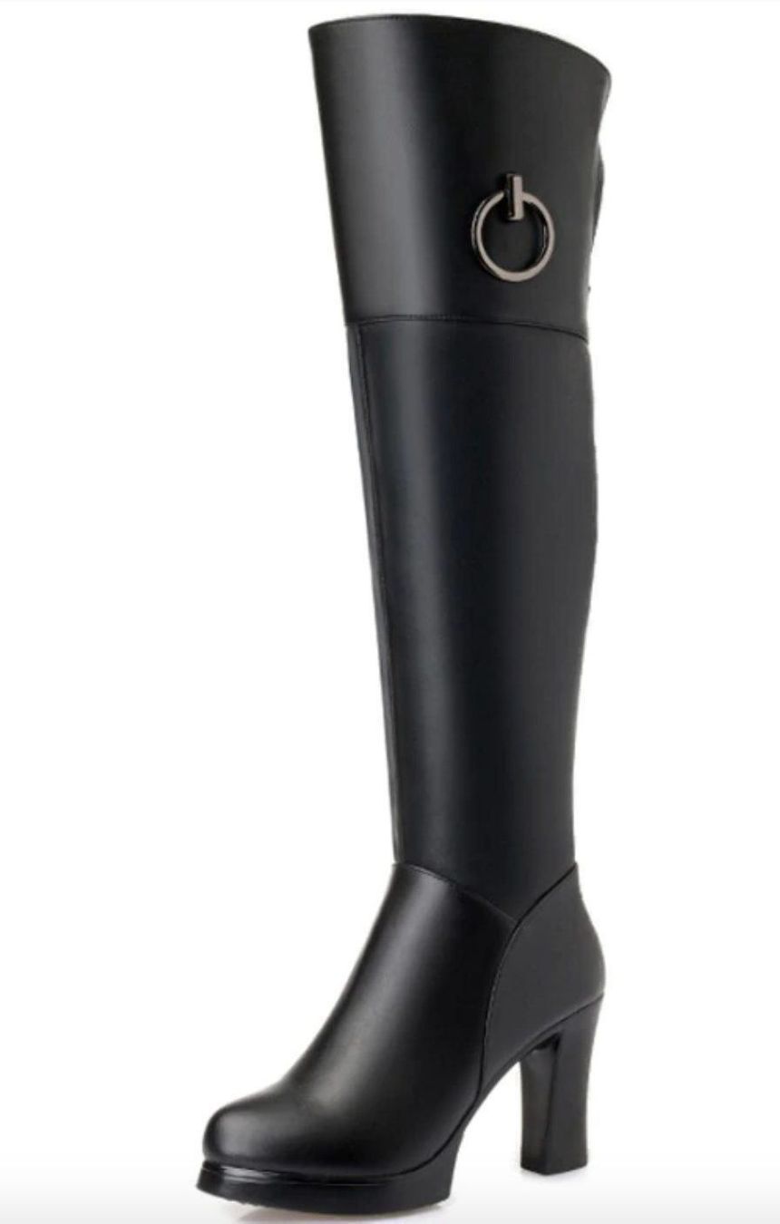 Scarpe da donna: high boots genuine leather women – Nuovo e nell'imballaggio originale da Genève venduto da AGBERG 6