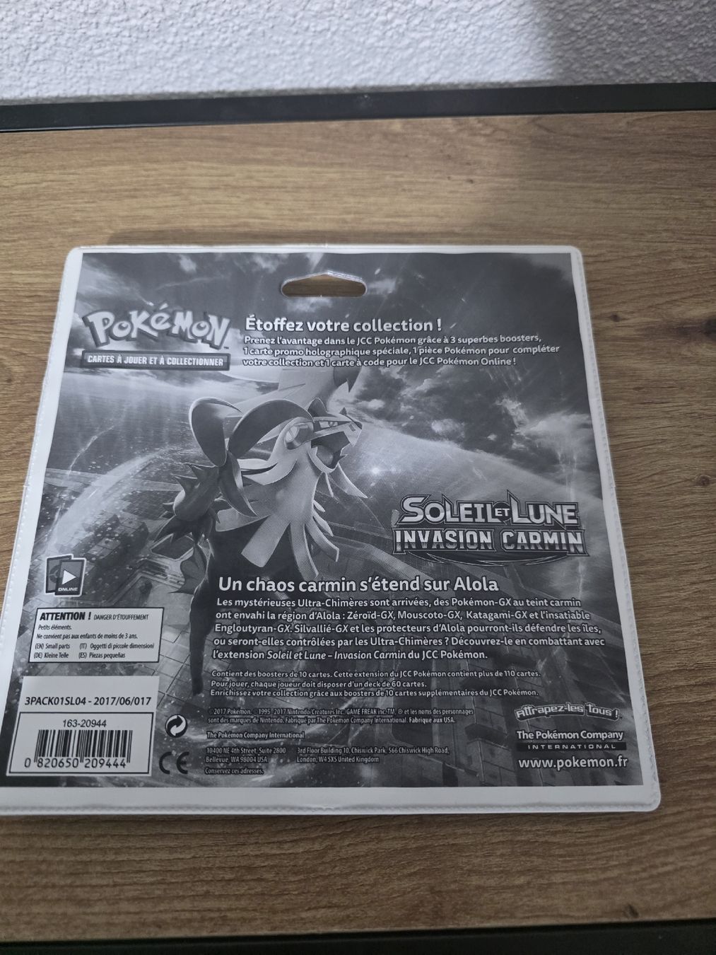 Pokémon Carte collezionabili: Tripack pokemon Soleil et Lune – Nuovo e nell'imballaggio originale da Beurnevésin venduto da Mystic-Collection 1