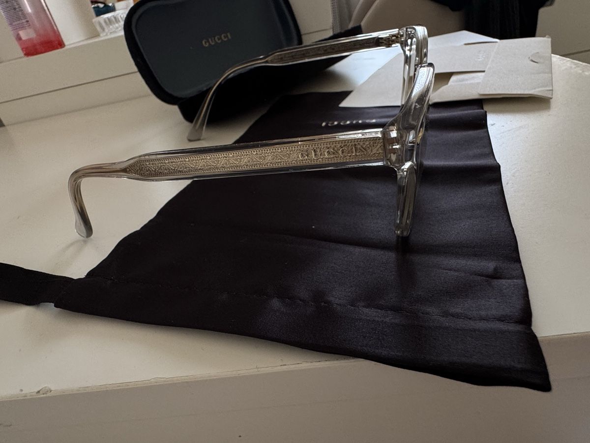 Gucci Occhiali & Lenti: Gucci Sonnenbrille transparent mit Etui – Usato da Basel venduto da jul_8kpx 5