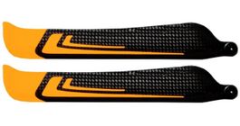 1st Rotorblätter CFK 195mm FBL (Orange) - B