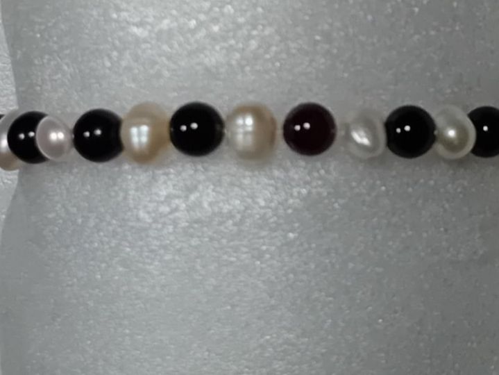 Bracciali & Braccialetti: armband süsswasserperlen,,elastisch – Nuovo (secondo la descrizione) da Basel venduto da bij_5hqd