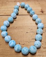 Larimar Top Grosse Kugeln 20mm, Länge 47cm