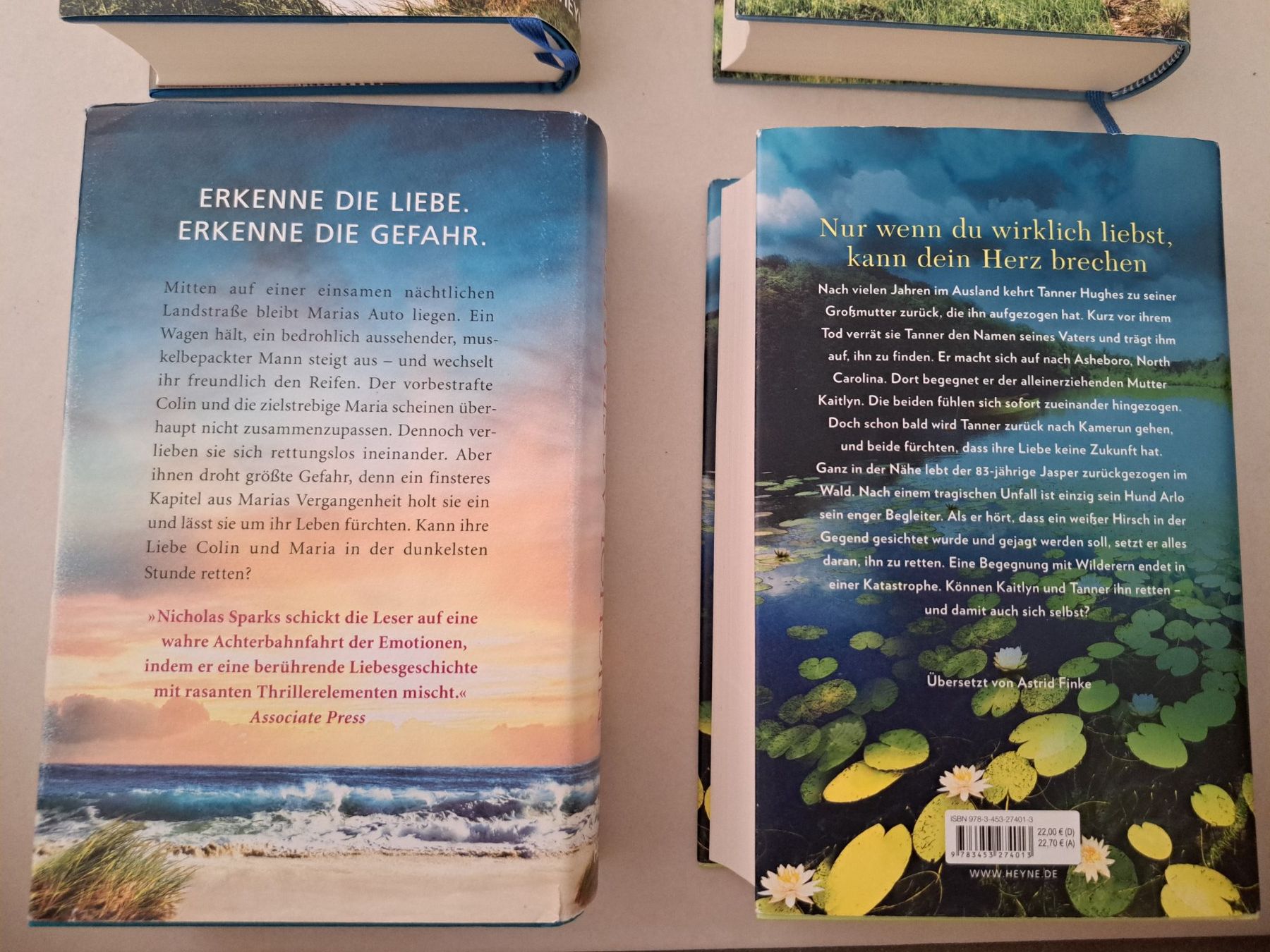 Libri: 4 Nicholas Sparks Romane – Usato da Buochs venduto da Ricola95 2