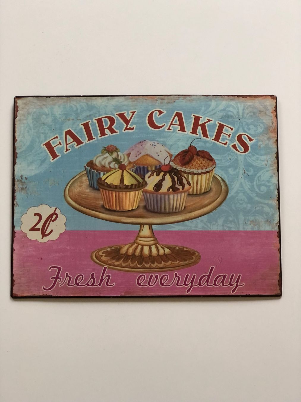 Insegne: Blechschild "Fairy Cakes" – Usato da Amden venduto da relsah62