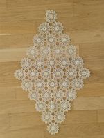 Spitzendecke Nadelspitzen weiss