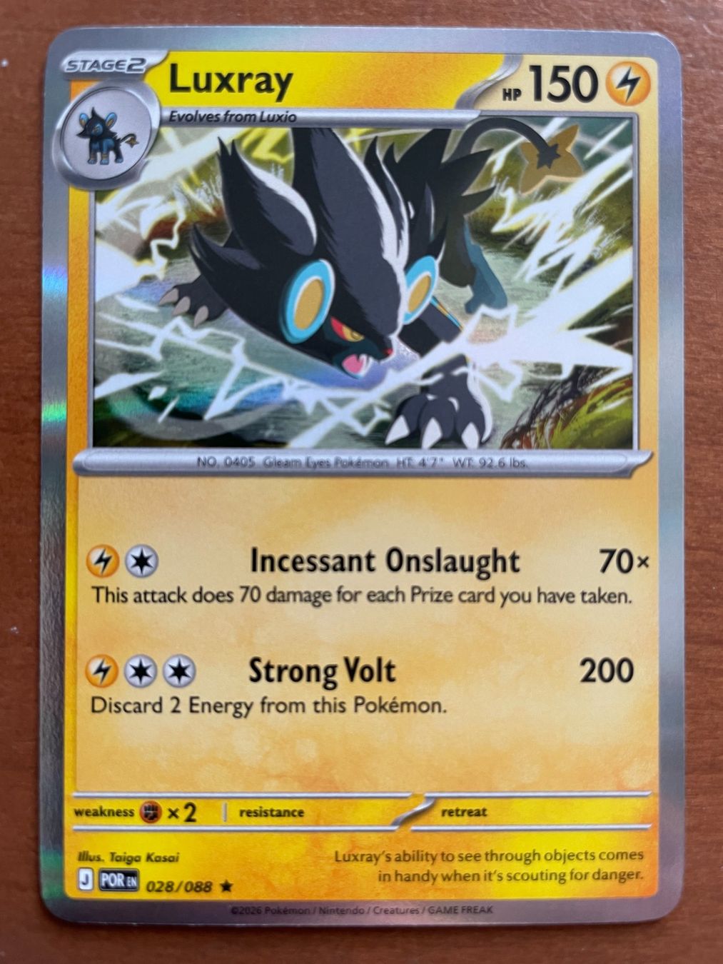Pokémon Carte collezionabili: Pokemon Luxray Holo (Versand gratis) – Nuovo (secondo la descrizione) da Chur venduto da Angerson