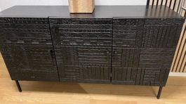 Massivholz Schrank, Mango Holz, Top Zustand!