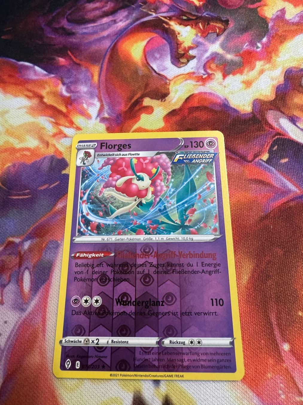 Pokémon Sammelbilder & Trading cards: Florges (EVS 073) / Reverse Holo / Drachenwandel – Neu (gemäss Beschreibung) aus Bülach von CherryBlu