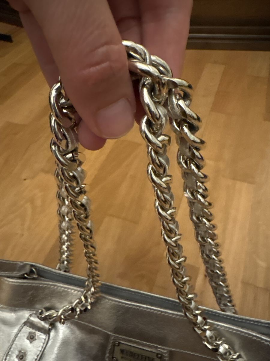 Taschen für Damen: Madeline Silver Tasche Leder – Gebraucht aus Bern von LoveVintageY2K 3
