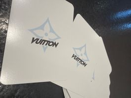 Jasskarten Louis Vuitton Set weiss silber NEU/ungebraucht