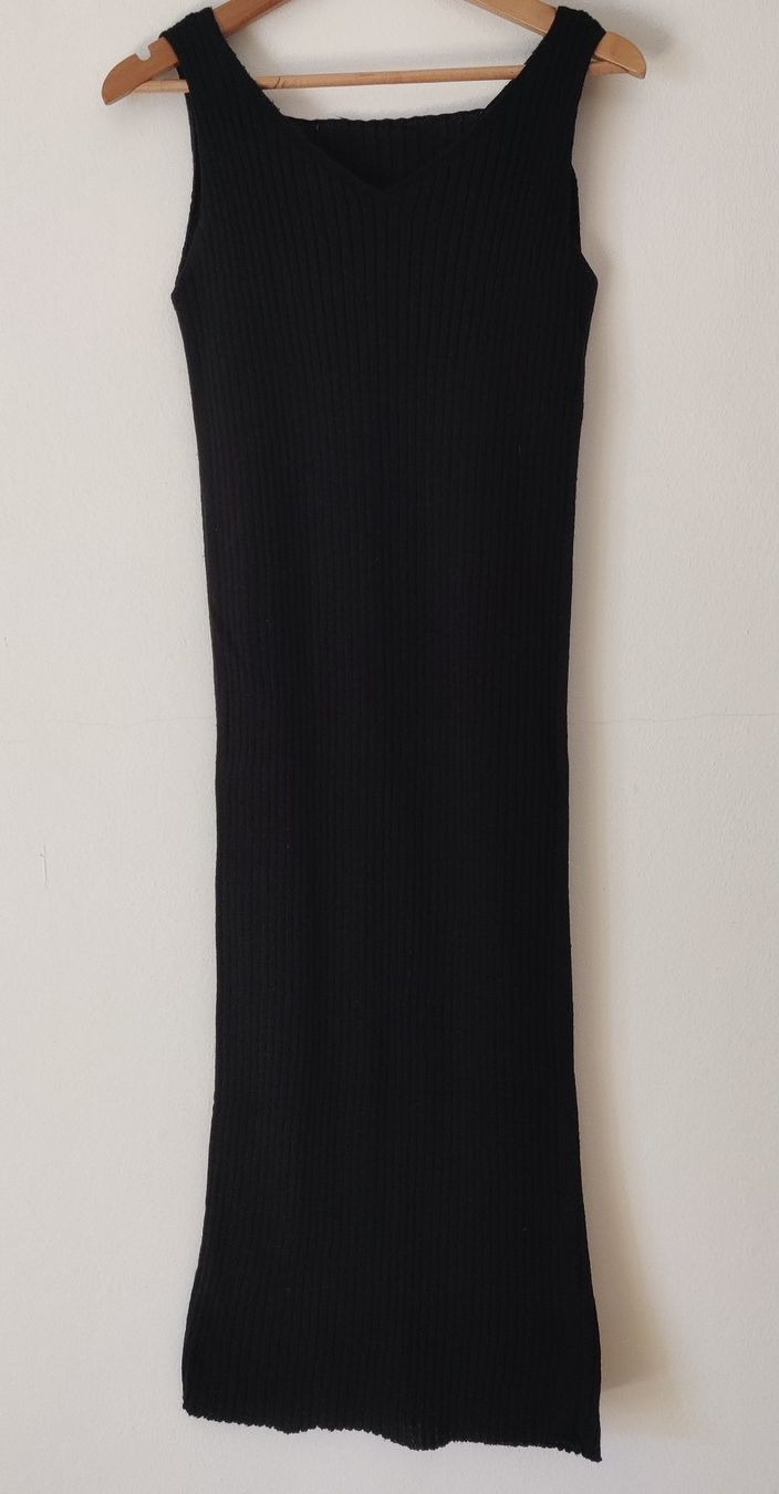 Vestiti: Maxi Strick-Kleid mit Pullover Pulli Zweiteiler Zebra Gr.S – Usato da Winterthur venduto da Lotusherz 5