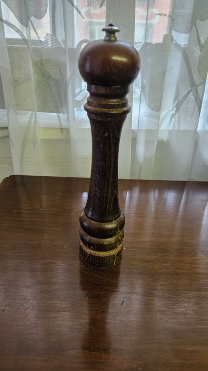 Macinapepe Zassenhaus In Legno Di Bambù 18 Cm - Macinino In Ceramica Made In Germany - 5