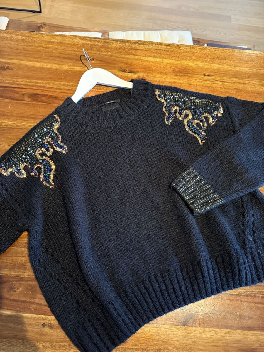 Maison Scotch Maglioni & Felpe: Schwarzer Pullover von Scotch & Soda – Nuovo (secondo la descrizione) da Luzern venduto da Itsclaire 6