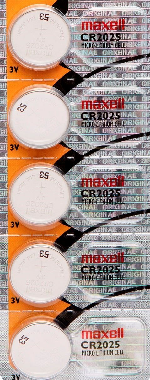 Akkus & Batterien: 5 x Knopfzelle CR2025  3Volt – Neu und originalverpackt aus St. Gallen von schnaeppchen-preise