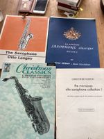 4 Books of Saxophone music / Partitions