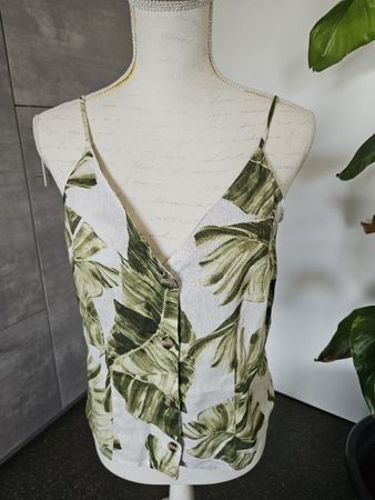 H&M Top Grösse M  Leinen