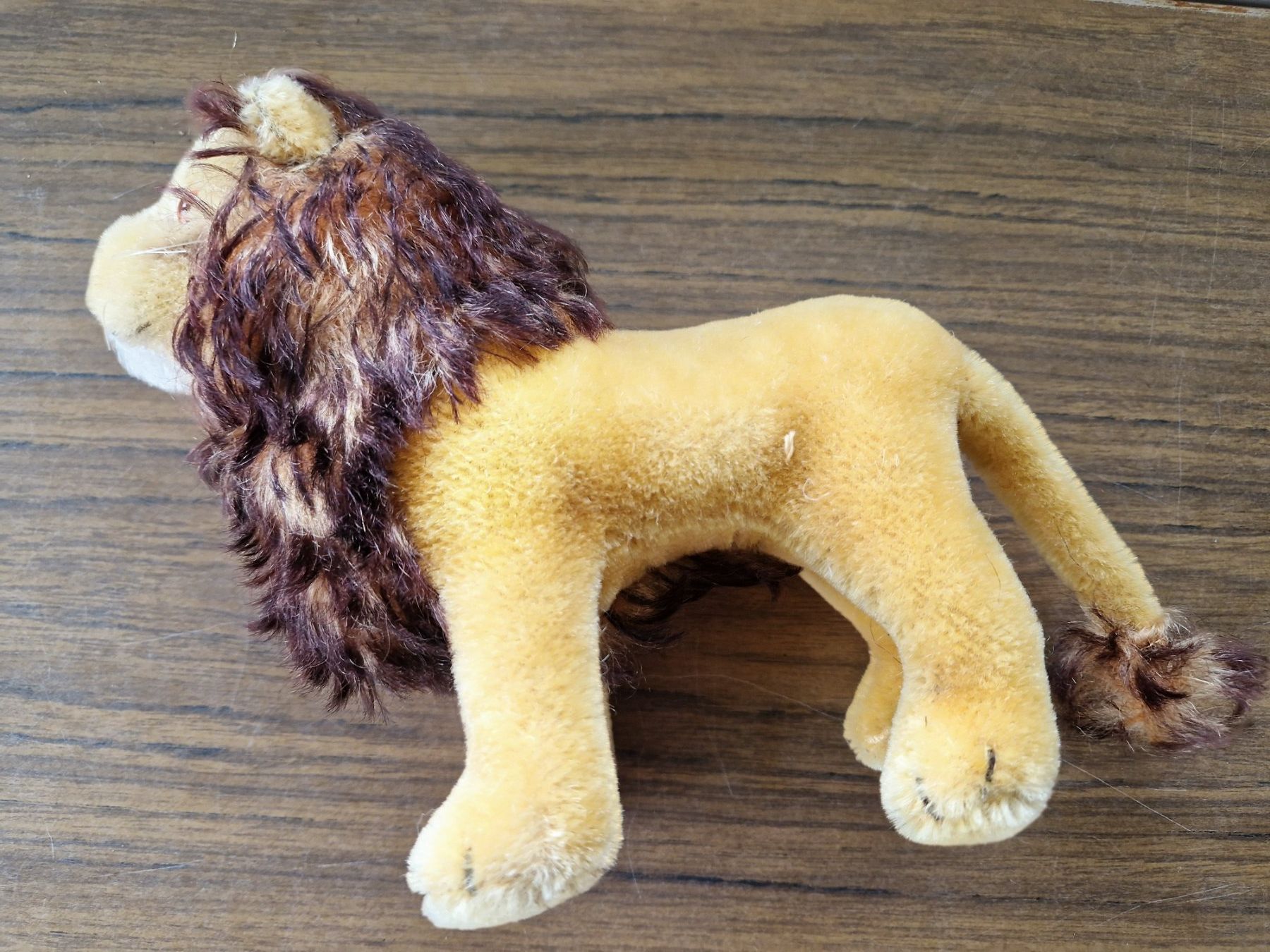 Steiff Giocattoli: Steiff Plüschtier Leo 1950er – Usato da Mörschwil venduto da lindaswunderkiste 6