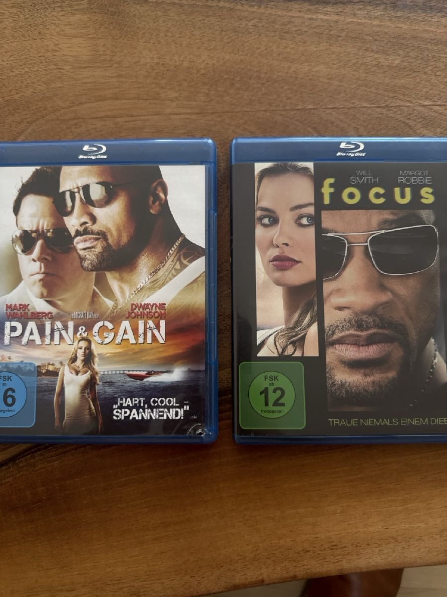 Tutti i DVDs: Blu-ray Pain & Gain Focus Will Smith M. Wahlberg – Usato da Solothurn venduto da Alex702