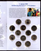 Einführung des Euro in 12 EU-Länder 1.1. 2002, 12.- Euro