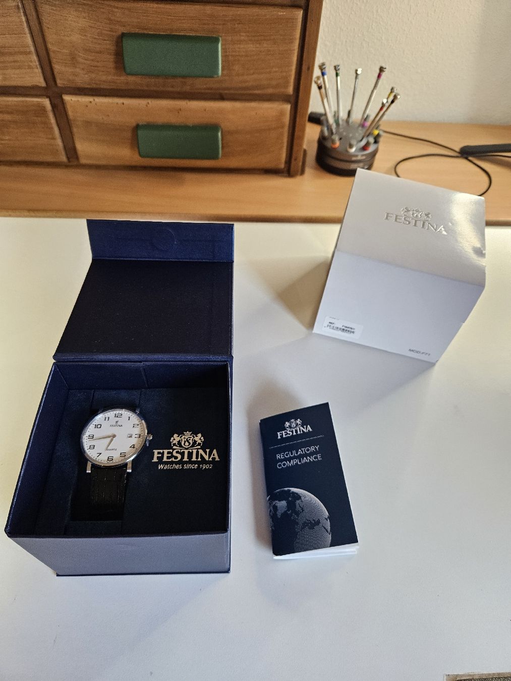 Festina Orologi: FESTINA CORREA CLASICO - NEUVE – Nuovo e nell'imballaggio originale da Lausanne venduto da AdrienImstepf 2