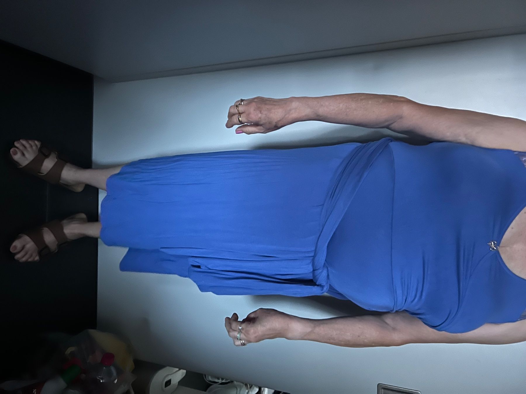 Vestiti: Royal blaues Sommerkleid – Usato da Rüti ZH venduto da Masken 8