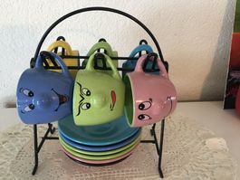 Lustiges Espresso-Set