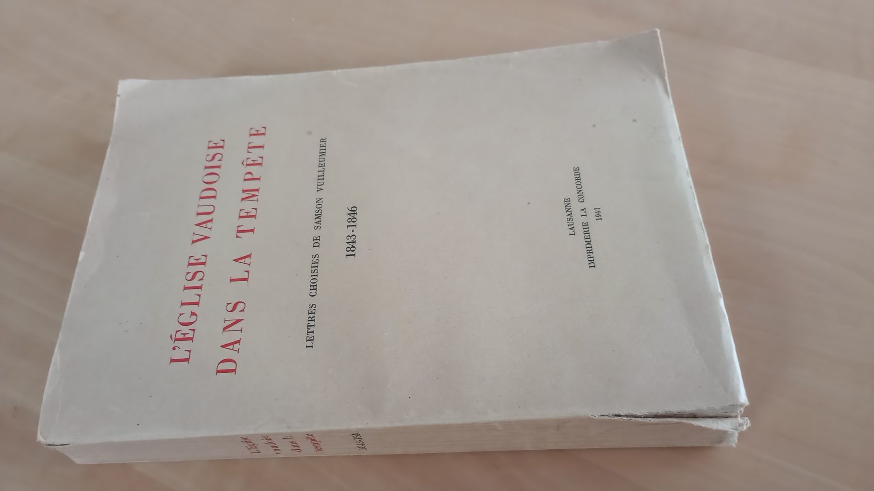 Libri: L'église vaudoise dans la tempête – Usato da Lonay venduto da DanBadoux 4