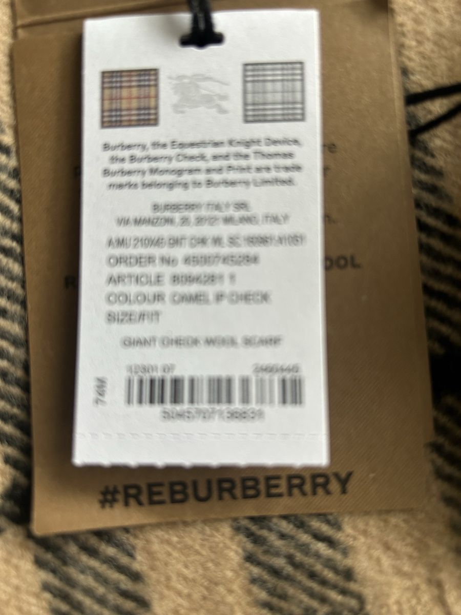 Burberry Foulard & Sciarpe: Sciarpa BURBERRY – Nuovo (secondo la descrizione) da Locarno venduto da Matic04 4