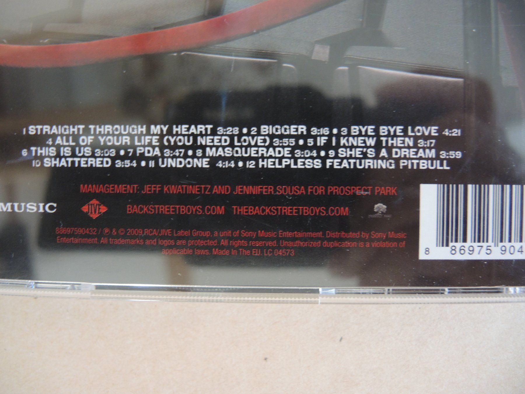 CD: 2 x CD BACKSTREET BOYS THIS IS US - Unbreakable – Usato da Rorschach venduto da maeck8 5