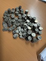 Über 1000 Stück alte 5Rp-Stücke