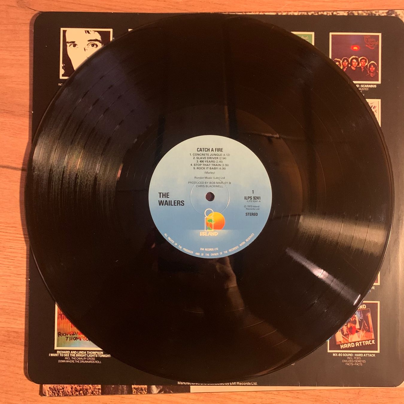 Vinyles: BOB MARLEY - CATCH A FIRE...RE US...VG++/VG++ – D'occasion à Gals par Diskopat 2