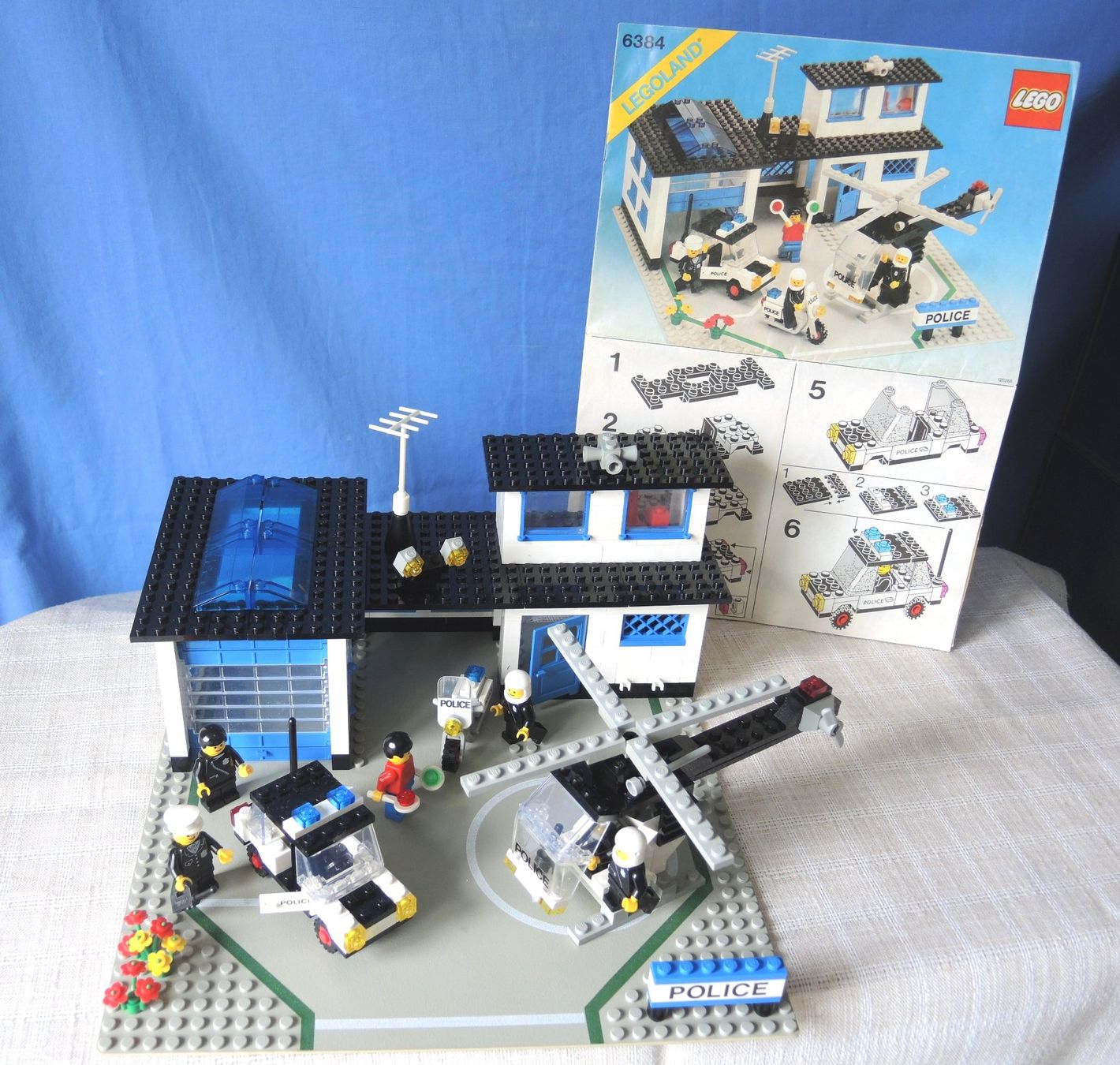 Lego Giocattoli: Polizei Station, Set 6384 (1983) – Usato da Burgdorf venduto da ursla50