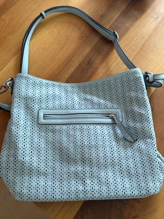 Handtasche hellblau, gebraucht, fast wie neu
