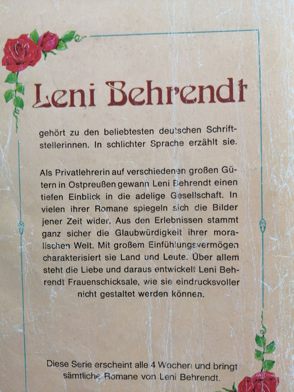 Bücher: 3 Leni Behrendt Romane: "Dort..", "Die drei...", "Sieben.." – Gebraucht aus Honau von holunder3 2