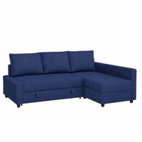 FRIHETEN Schlafsofa mit Stauraum und Kissen