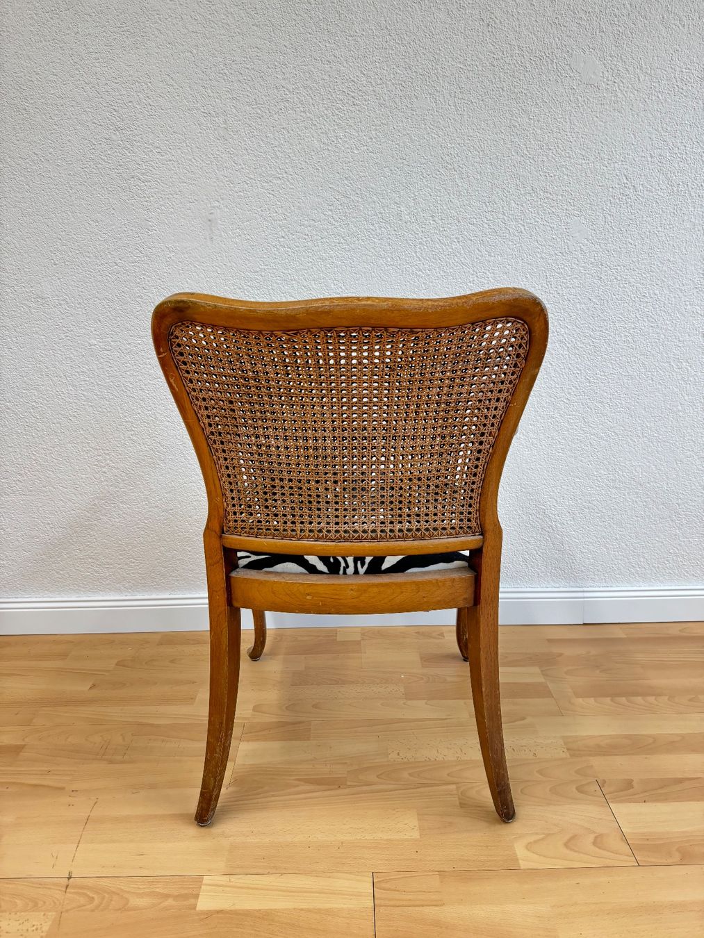 Sedie: Sessel, Chippendale-Stil mit Wiener Geflecht & Zebra-Muster – Usato da Horgen venduto da Grizzly83 2