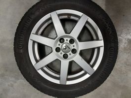 Rad Satz Continental 205/55 R16 gebraucht silbern