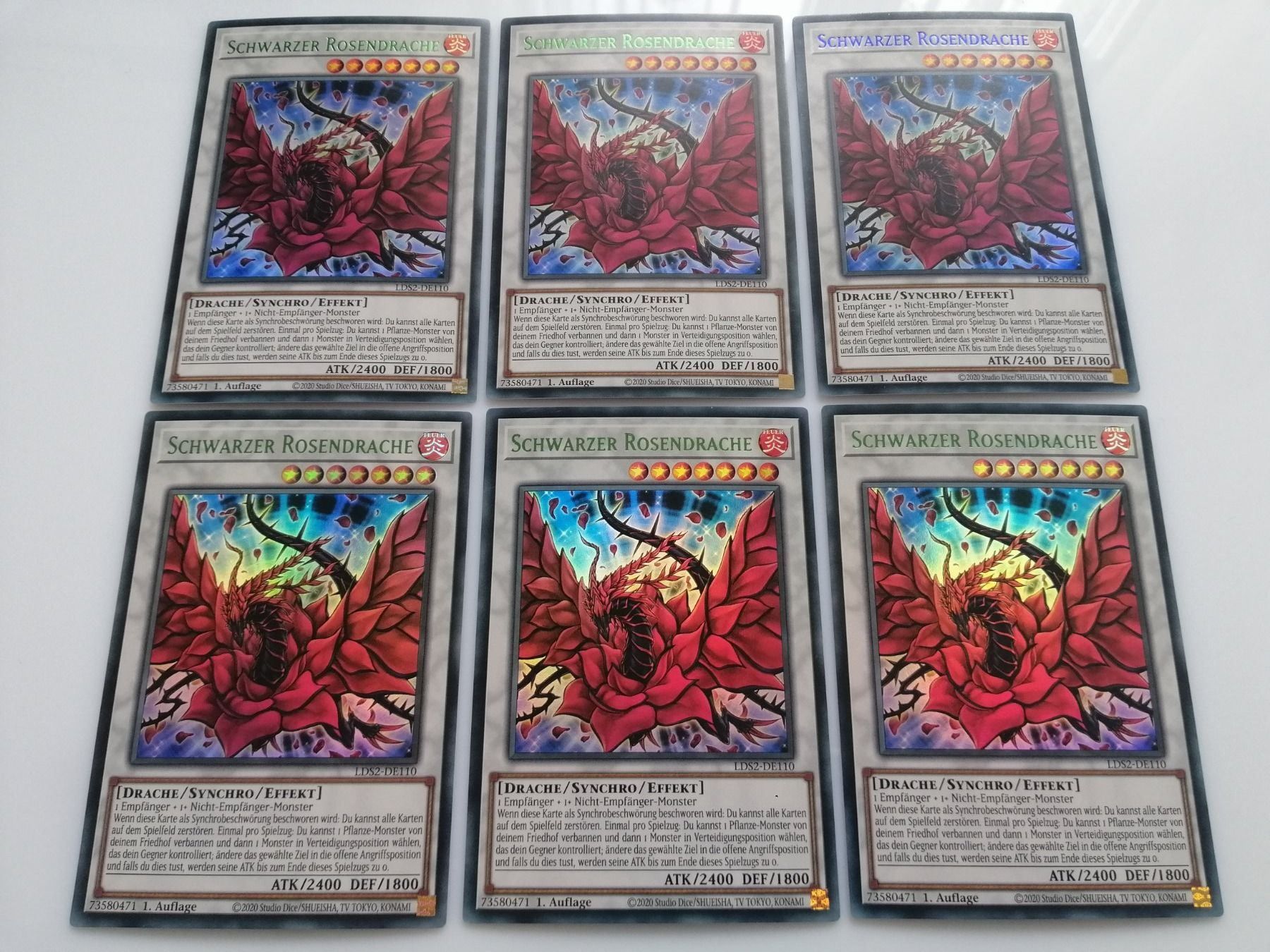 Yugioh Carte collezionabili: Schwarzer Rosendrache UR Mint 1.Auflage – Nuovo (secondo la descrizione) da Boswil venduto da ShoppingCenterCity 8