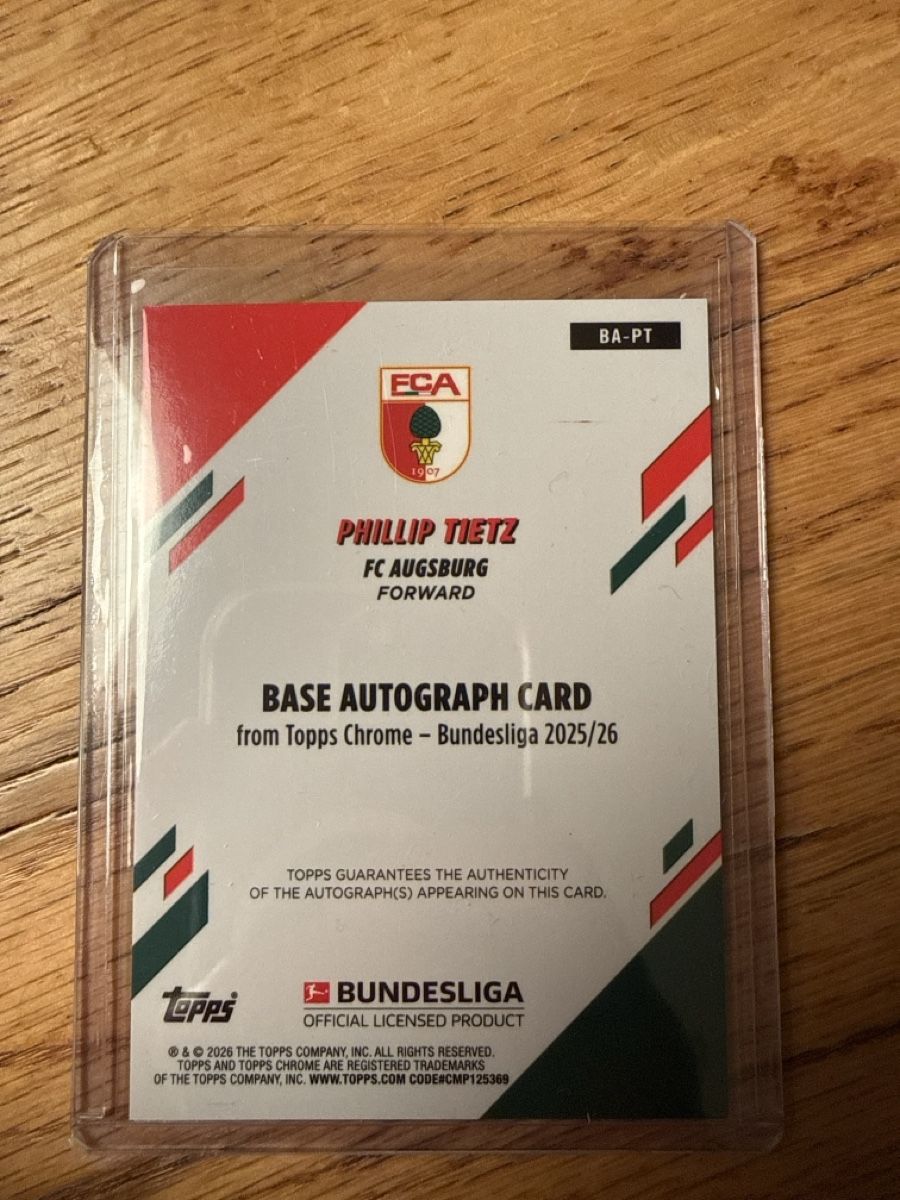 Autografi: Phillip Tiez Autograph 29/50 – Nuovo (secondo la descrizione) da Waldkirch venduto da Doreen3 1