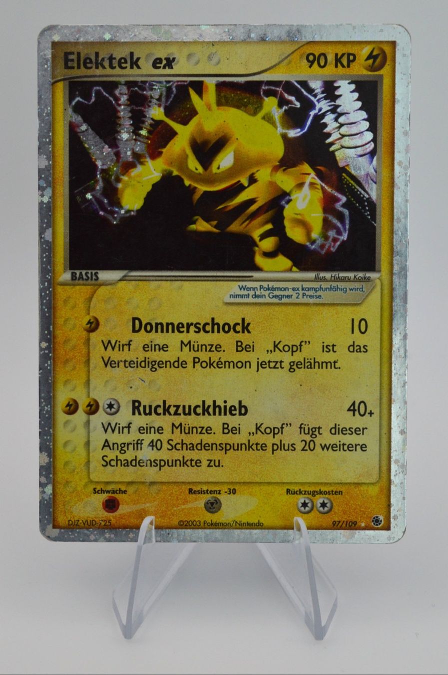 Pokémon Carte collezionabili: Electabuzz EX - RS 97/109 - DE - Pokémon – Usato da Winterthur venduto da blue_funk