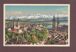 ZÜRICH und die Alpen
