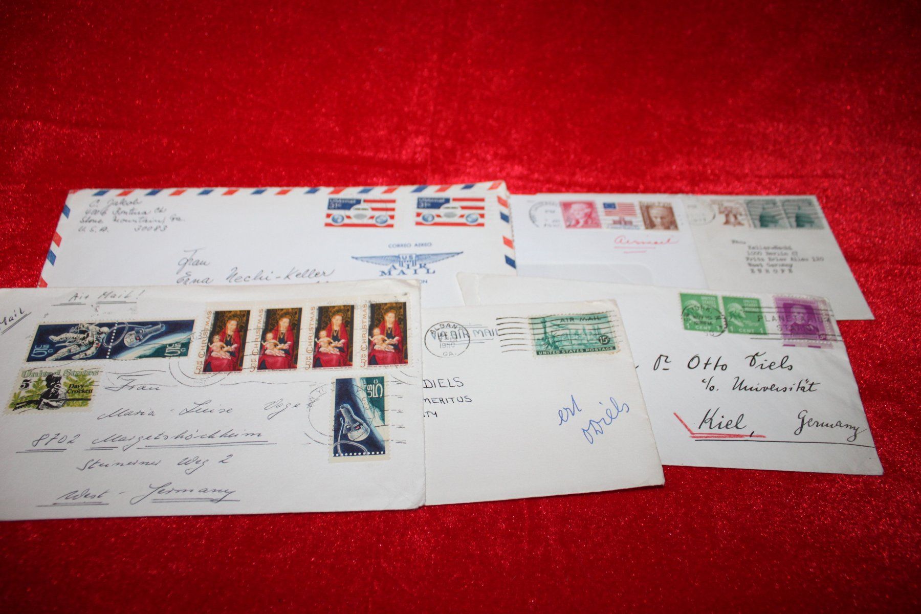 Alle Briefmarken: USA - 37 Briefe , teils Luftpostbriefe – Gebraucht aus Kaden von Buchantiquariat 5