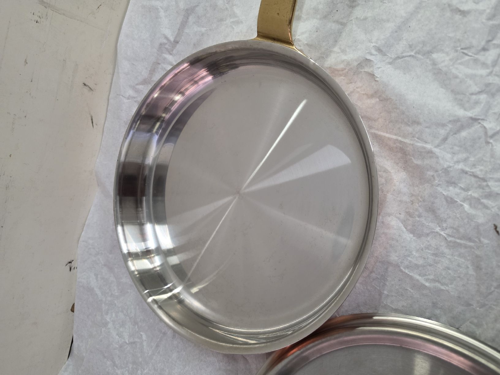 Stöckli Pfannen: Stöckli Kupferpfanne mit Deckel, – Gebraucht aus Olten von Mezopotamya 1