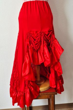ROCK JUPE MAXIROCK FLAMENCO M 38 SPANIEN DANCING TOP ZU FUN