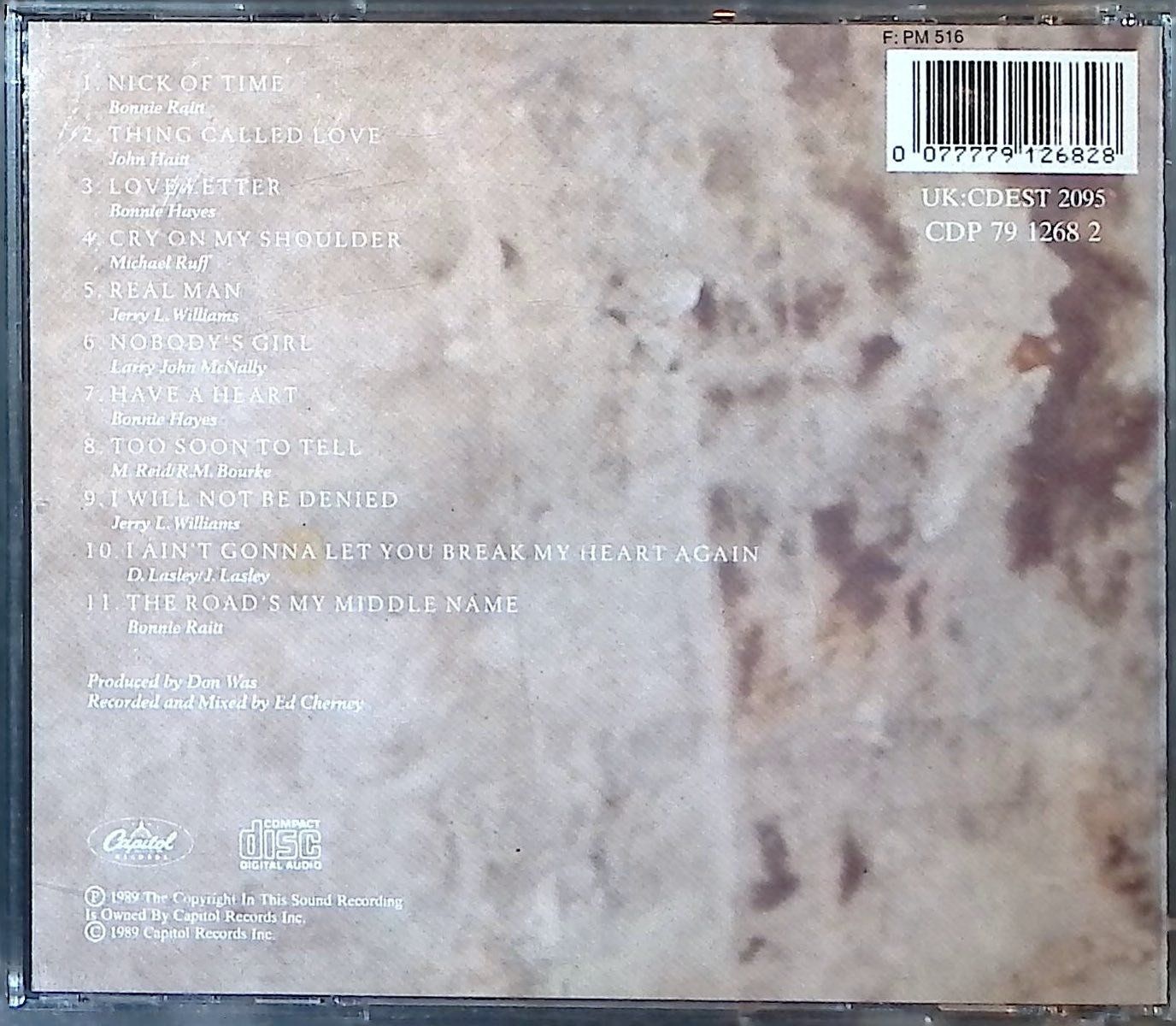 CDs: Nick Of Time - Bonnie Raitt – Gebraucht aus Russo von  1
