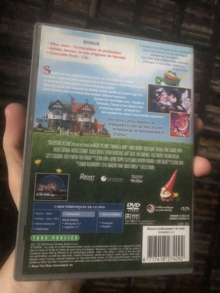 Alle DVDs: Gnomeo et Juliette - dvd – Gebraucht aus Lausanne von fransadpop 1