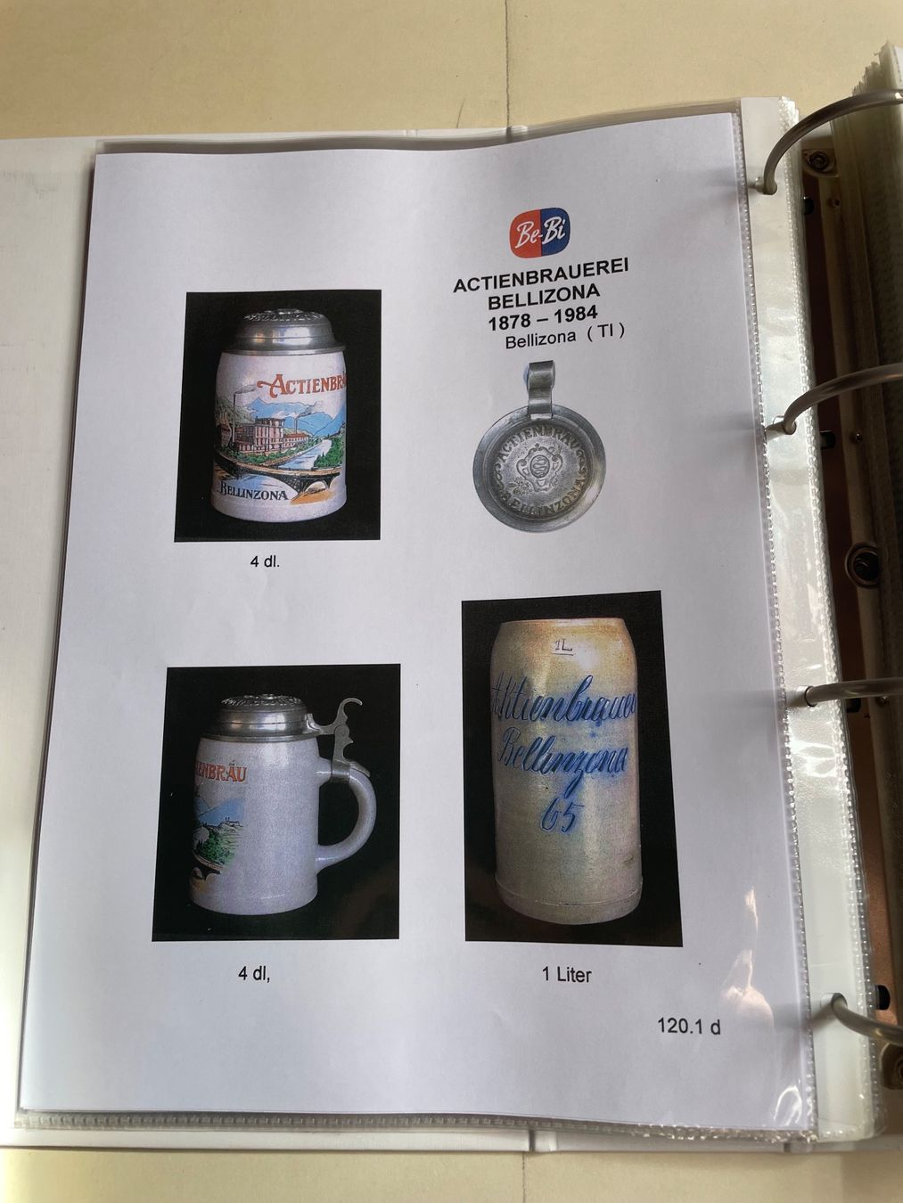 Bücher: Steingut Humpen Katalog Schweiz – Gebraucht aus Giubiasco von Boboviola 1